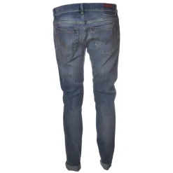 Dondup - Washed Tapered Leg Jeans - Blue Jeans - Trousers - Luxury Exclusive Collection - Avvenice