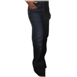 Dondup - Wide Leg Model Jeans with High Waist - Blue - Trousers - Luxury Exclusive Collection - Avvenice