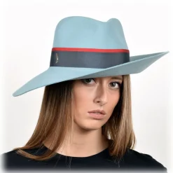 Doria 1905 - Droplette - Drop Hat Lagoon Scarab Laque - Accessories - Handmade Artisan Italian Cap - Avvenice