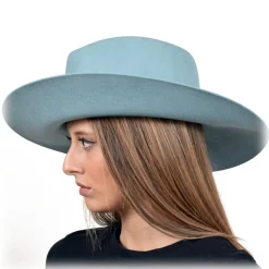 Doria 1905 - Droplette - Drop Hat Lagoon Scarab Laque - Accessories - Handmade Artisan Italian Cap - Avvenice