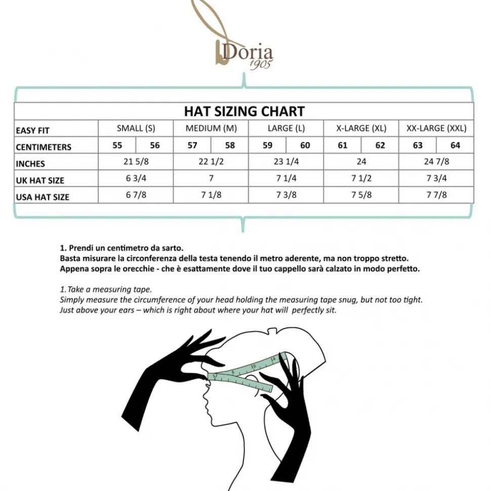 Doria 1905 - Katerina - Fedora Hat Graphite Mou - Accessories - Handmade Artisan Italian Cap - Avvenice