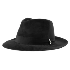 Doria 1905 - Roberto - Fedora Hat Black - Accessories - Handmade Artisan Italian Cap - Avvenice