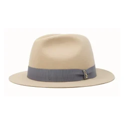 Doria 1905 - Vittorio - Felt Hat Beige Gravel - Accessories - Handmade Artisan Italian Cap - Avvenice