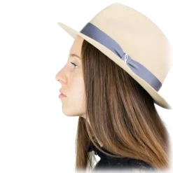 Doria 1905 - Vittorio - Felt Hat Beige Gravel - Accessories - Handmade Artisan Italian Cap - Avvenice
