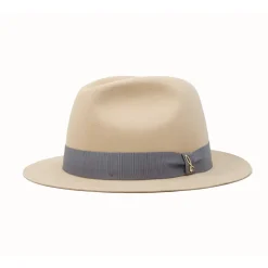 Doria 1905 - Vittorio - Felt Hat Beige Gravel - Accessories - Handmade Artisan Italian Cap - Avvenice
