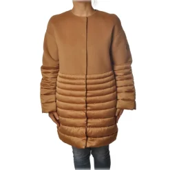 Elisabetta Franchi - Chanel Coat - Caramel - Jacket - Made in Italy - Luxury Exclusive Collection - Avvenice