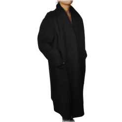 Elisabetta Franchi - Coat - Black - Jacket - Made in Italy - Luxury Exclusive Collection - Avvenice