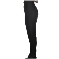 Elisabetta Franchi - High Waisted Straight Leg Trousers - Black - Trousers - Made in Italy - Luxury Exclusive Collection - Avvenice