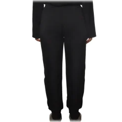 Elisabetta Franchi - High-Waisted Model - Black - Trousers - Made in Italy - Luxury Exclusive Collection - Avvenice