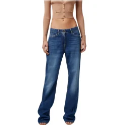 Elisabetta Franchi - Light Canvas Wide Leg Jeans - Blue - Trousers - Made in Italy - Luxury Exclusive Collection - Avvenice