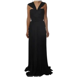 Elisabetta Franchi - Long Model with Bodice - Black - Dress - Made in Italy - Luxury Exclusive Collection - Avvenice