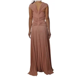 Elisabetta Franchi - Long Model with Bodice - Pink - Dress - Made in Italy - Luxury Exclusive Collection - Avvenice