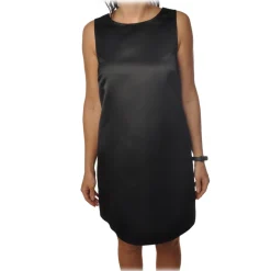 Elisabetta Franchi - Mini A-line Dress - Black - Dress - Made in Italy - Luxury Exclusive Collection - Avvenice