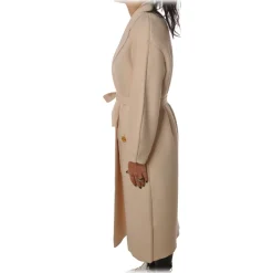 Elisabetta Franchi - Oversize Coat with Two Patch - White - Jacket - Made in Italy - Luxury Exclusive Collection - Avvenice