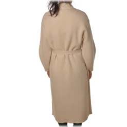 Elisabetta Franchi - Oversize Coat with Two Patch - White - Jacket - Made in Italy - Luxury Exclusive Collection - Avvenice