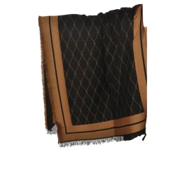 Elisabetta Franchi - Pattern Cape - Black/Mou - Scarf - Made in Italy - Luxury Exclusive Collection - Avvenice