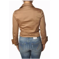 Elisabetta Franchi - Screwed Model Shirt - Dove Gray - Shirt - Made in Italy - Luxury Exclusive Collection - Avvenice