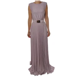 Elisabetta Franchi - Sleeveless Dress in Jersey - Lillac - Dress - Made in Italy - Luxury Exclusive Collection - Avvenice