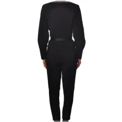 Elisabetta Franchi - Suit with Belt Detail - Black - Dress - Made in Italy - Luxury Exclusive Collection - Avvenice