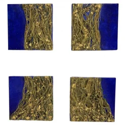 Eliza Oynus - Oltramare Tree - Installation - Silk - Linen - Gold - Avvenice