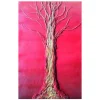 Eliza Oynus - Red Passion Tree - Installation - Silk - Linen - Gold - Avvenice