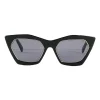 Emilio Pucci - Black and Gold Cat-Eye Sunglasses - 46592166DP - Sunglasses - Emilio Pucci Eyewear - Avvenice