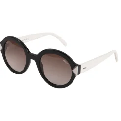 Emilio Pucci - Black Round Sunglasses - 46549546RU - Sunglasses - Emilio Pucci Eyewear - Avvenice