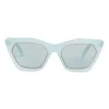 Emilio Pucci - Blue and Gold Cat-Eye Sunglasses - 46592167IU - Sunglasses - Emilio Pucci Eyewear - Avvenice