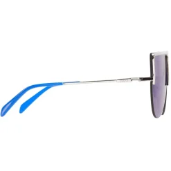 Emilio Pucci - Blue Frameless Shield Aviator Sunglasses - Blue - Sunglasses - Emilio Pucci Eyewear - Avvenice