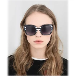 Emilio Pucci - Blue Square Sunglasses - 46549537VR - Sunglasses - Emilio Pucci Eyewear - Avvenice