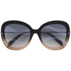 Emilio Pucci - Butterfly Frame Wave-Effect Sunglasses - Black - Sunglasses - Emilio Pucci Eyewear - Avvenice