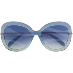 Emilio Pucci - Butterfly Frame Wave-Effect Sunglasses - Blue Green - Sunglasses - Emilio Pucci Eyewear - Avvenice