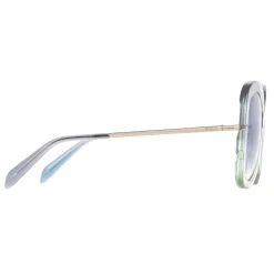 Emilio Pucci - Butterfly Frame Wave-Effect Sunglasses - Blue Green - Sunglasses - Emilio Pucci Eyewear - Avvenice