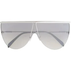 Emilio Pucci - Frameless Shield Aviator Sunglasses - Black - Sunglasses - Emilio Pucci Eyewear - Avvenice