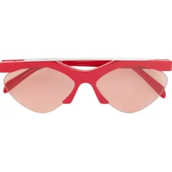 Emilio Pucci - Geometric Frame Print Sunglasses - Red - Sunglasses - Emilio Pucci Eyewear - Avvenice