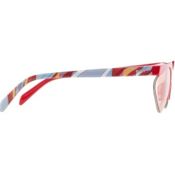 Emilio Pucci - Geometric Frame Print Sunglasses - Red - Sunglasses - Emilio Pucci Eyewear - Avvenice