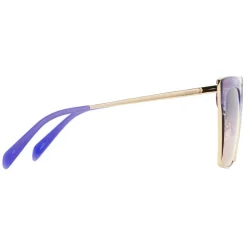 Emilio Pucci - Hanami Print Square Frame Sunglasses - Blue Purple - Sunglasses - Emilio Pucci Eyewear - Avvenice