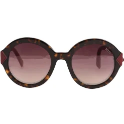 Emilio Pucci - Havana Round Sunglasses - 46549554AI - Sunglasses - Emilio Pucci Eyewear - Avvenice