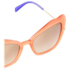 Emilio Pucci - Orange Butterfly Frame Sunglasses - Orange - Sunglasses - Emilio Pucci Eyewear - Avvenice