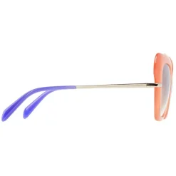 Emilio Pucci - Orange Butterfly Frame Sunglasses - Orange - Sunglasses - Emilio Pucci Eyewear - Avvenice