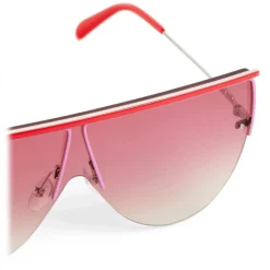 Emilio Pucci - Pink Frameless Shield Aviator Sunglasses - Pink - Sunglasses - Emilio Pucci Eyewear - Avvenice