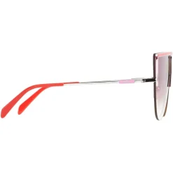 Emilio Pucci - Pink Frameless Shield Aviator Sunglasses - Pink - Sunglasses - Emilio Pucci Eyewear - Avvenice