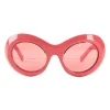Emilio Pucci - Pink Round Sunglasses - 46592169IT - Sunglasses - Emilio Pucci Eyewear - Avvenice