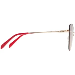 Emilio Pucci - Red Butterly Shape Frameless Sunglasses - Red - Sunglasses - Emilio Pucci Eyewear - Avvenice