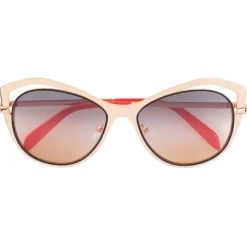 Emilio Pucci - Rose Gold-Tone Cat Eye Sunglasses - Rose Gold - Sunglasses - Emilio Pucci Eyewear - Avvenice