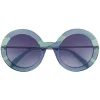 Emilio Pucci - Round-Frame Sunglasses - Blue - Sunglasses - Emilio Pucci Eyewear - Avvenice