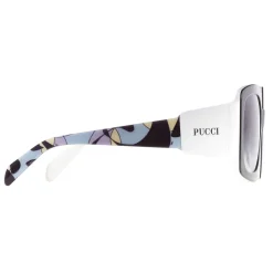 Emilio Pucci - Square Frame Alex Print Sunglasses - Black - Sunglasses - Emilio Pucci Eyewear - Avvenice