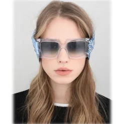 Emilio Pucci - Transparent Square Sunglasses - 46549549BB - Sunglasses - Emilio Pucci Eyewear - Avvenice
