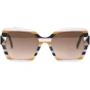 Emilio Pucci - White Square Sunglasses - 46549555CM - Sunglasses - Emilio Pucci Eyewear - Avvenice