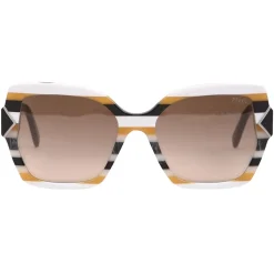 Emilio Pucci - White Square Sunglasses - 46549555CM - Sunglasses - Emilio Pucci Eyewear - Avvenice